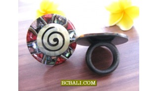 Seashells Rings Made from Seashells Handmade Accessories